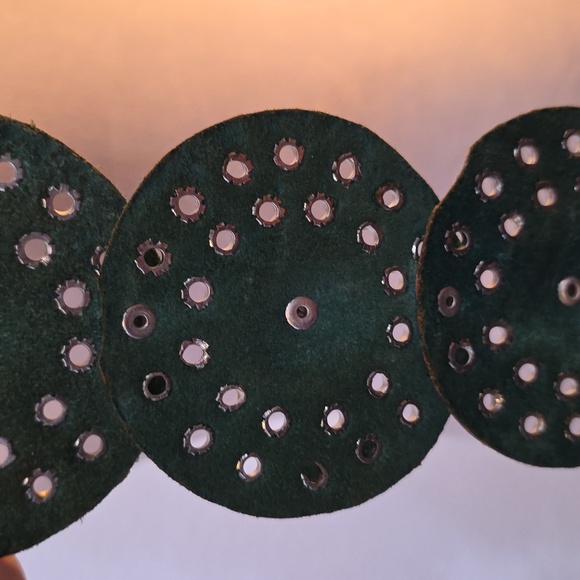 Moroccan Belt - Green-rounded - Picture 5 of 9